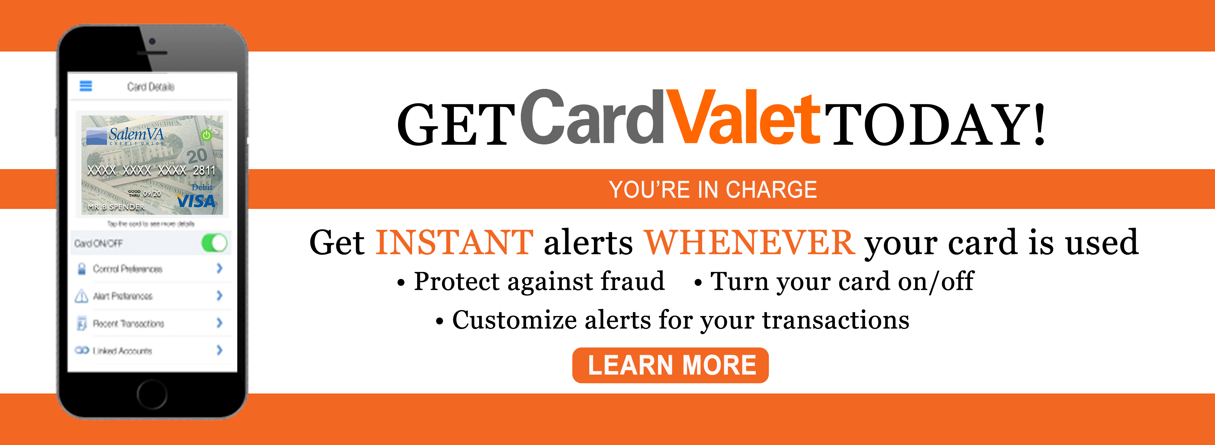 CardValet banner 5 SalemVA Credit Union