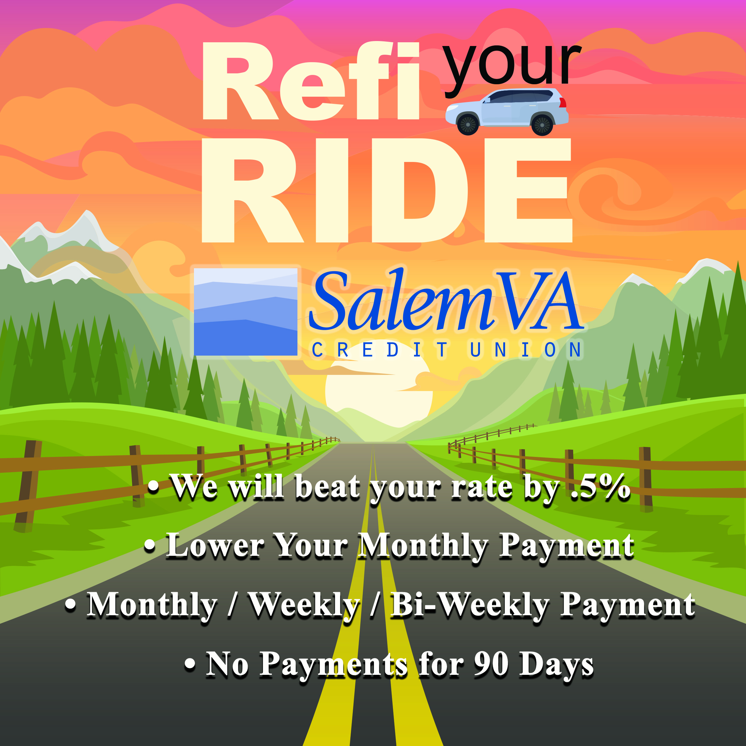 Refi Your Ride SalemVA Credit Union